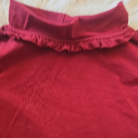 🩷Maroon Long Sleeve Kids Tee - Picture 3 of 4